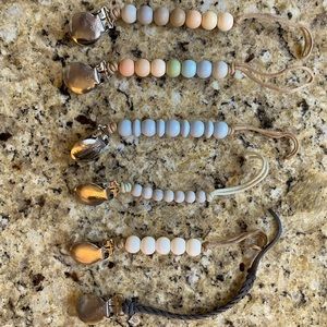 Ryan & Rose Pacifier Clip Lot of 6